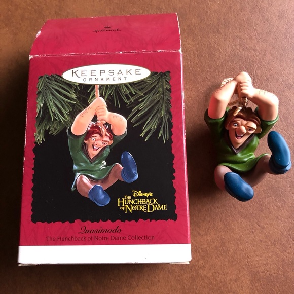 Disney Other - Vintage 1996 Hallmark Disney Hunchback of NorteQuasimodo Green and Blue Ornament